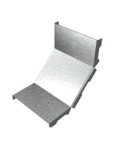 Крышка угла вертикального внутреннего 90° 500х15 (1,0) для лестничного лотка ПожТехКабель (651-044) в Хабаровске Аксессуары для лотков Pintop.ru