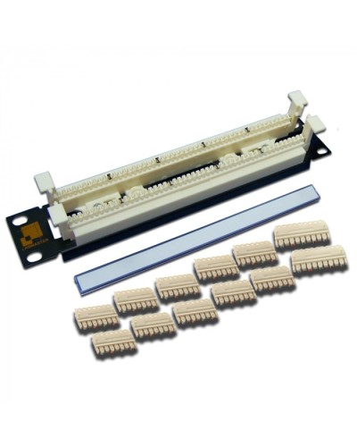 50-парный 110 кросс 10 1U, блоки в комплекте LANMASTER (LAN-RS110-50FT/10) в Хабаровске Патч-панели Pintop.ru