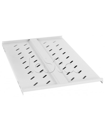 Полка 19 перфорированная глубиной 400 мм, усиленная до 100кг Cabeus SH-J018-FC-600m-100KG в Хабаровске Полки для шкафов и стоек Pintop.ru