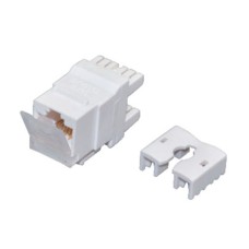 Модуль Keystone Jack RJ-45(8P8C), UTP неэкран., CAT 6, тип 180 град., с пылезащ шторкой ,бел. REXANT PRO 02-02