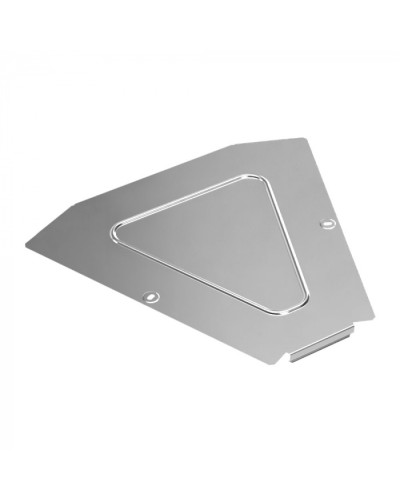 Крышка угла горизонтального 45 градусов Стандарт INOX (AISI 304) 400 Промрукав (PR16.3430) в Хабаровске Аксессуары для лотков Pintop.ru