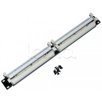 Кросс-панель парная 110 типа 19" 1U Cabeus CP-100P-110TYPE