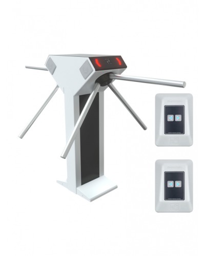 CARDDEX Комплект двухпроходной автономной проходной STR-04AEC в Хабаровске Турникеты Pintop.ru