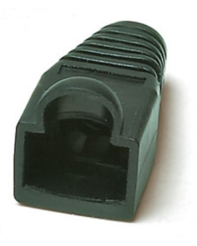 Изолирующий колпачок для разъемов RJ-45, черный (10 шт.) Hyperline BOOT-BK-10 в Хабаровске Коннекторы и разъемы Pintop.ru
