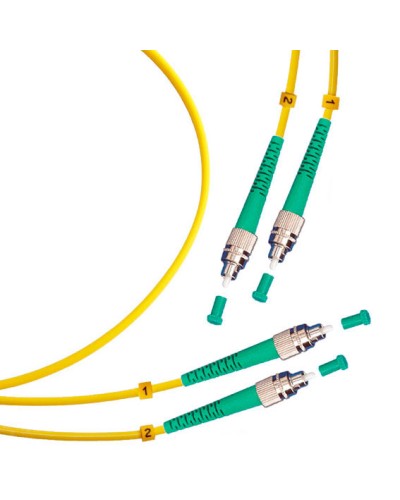 Шнур оптический duplex FC/APC-FC/APC 9/125 sm 25м LSZH Cabeus FOP(d)-9-FC/APC-FC/APC-25m в Хабаровске Патч-корды оптические Pintop.ru