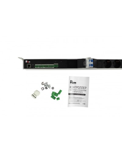 Блок силовых розеток с контроллером REM R-MC1-32-6x2S-A-1420-K в Хабаровске Блоки розеток Pintop.ru