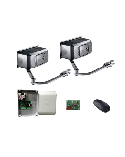 Комплект автоматики для двухстворчатых распашных ворот Came F1000 KIT на основе привода F1000 (блок управления ZF1N, радиоуправление) в Хабаровске Автоматизация ворот Pintop.ru