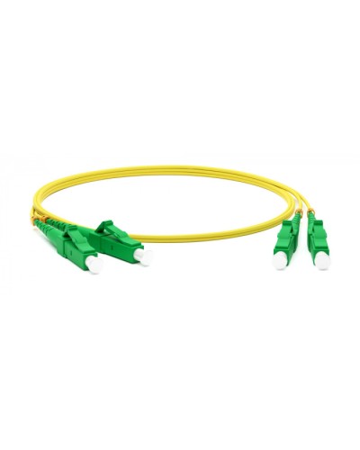 Патч-корд волоконно-оптический одномодовый SM 9/125 (OS2), LC/APC-LC/APC, duplex, LSZH, 5 м Hyperline FC-D2-9-LC/AR-LC/AR-H-5M-LSZH-YL в Хабаровске Патч-корды оптические Pintop.ru