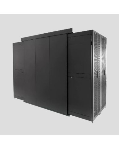 Панель задняя двухрядного коридора сплошная 48U для шкафов серии ШТК-СП-48.×.× ЦМО ЦОД-СП-Ф2-48-9005 в Хабаровске Аксессуары для стоек и шкафов Pintop.ru