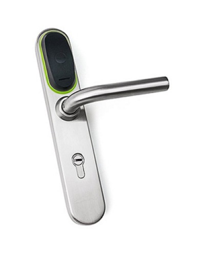 Замок электромеханический для двери IronLogic Eurolock EHT net (серебро) dd = 92 мм в Хабаровске Электромеханические замки Pintop.ru