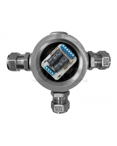 Магнито-Контакт УК-ВК-Ех-24 АЯКС Т, с тремя кабельными вводами Ех МКВМ 20 в Хабаровске Комутационные взрывозащищенные коробки Pintop.ru