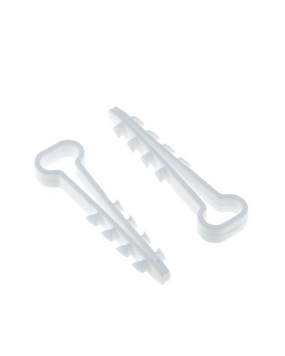 Дюбель-хомут (6х14 мм) для плоского кабеля белый (50 шт.) EKF PROxima (plc-cd-6x14w) в Хабаровске Крепеж: Дюбели, шурупы, саморезы Pintop.ru