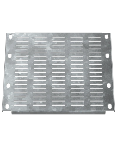 FORMAT Заглушка панели нижней наборной вентилируемой 200мм в шкаф шириной 400мм IEK (FO-00-PLTV-020-040) в Хабаровске Аксессуары для стоек и шкафов Pintop.ru